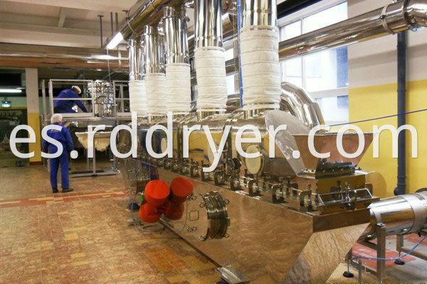 salt vibrating Fluid Bed Drying equipment